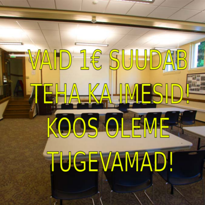 Toeta 1€-ga kogukonnaruumide saamist