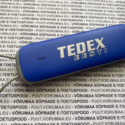Akupank 3000mah Tedex Eesti logoga MicroUSB pesaga